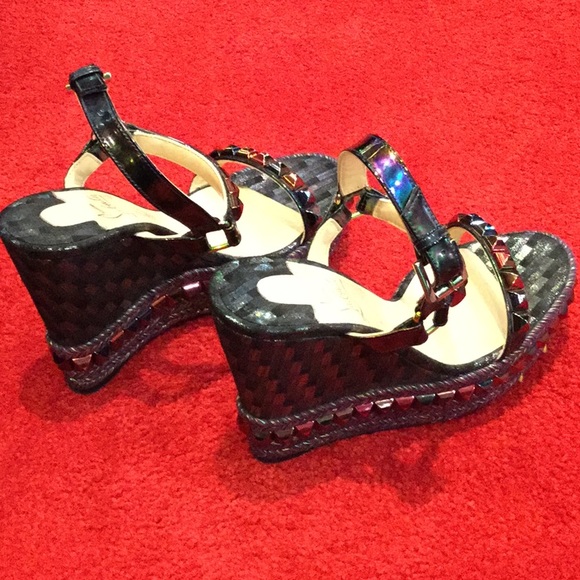 Pyralou Studded Wedges - Picture 4 of 7